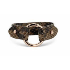 Javoli Victoria Rose gold színű barna mintás bőr karkötő karkötő