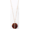 Javoli Victoria Rose gold színű barna mintás nyaklánc