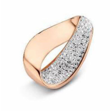 Javoli Victoria Rose gold színű fehér köves medál medál