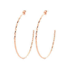 Javoli Victoria Rose gold színű karika fülbevaló