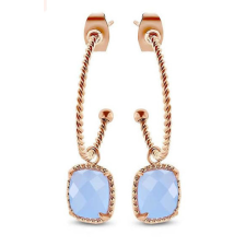 Javoli Victoria Rose gold színű kék köves fülbevaló fülbevaló