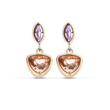 Javoli Victoria Rose gold színű színes köves fülbevaló fülbevaló