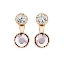 Javoli Victoria Rose gold színű színes köves fülbevaló fülbevaló