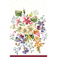 Javoli Virág Delicate Flowers papír asztalterítő 120x180 cm party kellék