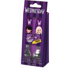 Javoli Wednesday Enid fém ergo evőeszköz készlet - 2 darabos babaétkészlet