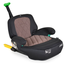 JAX autós ülésmagasító háttámlával 125-150cm rögzítő hevederrel, ISOFIX PINK ülésmagasító