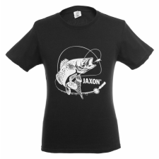JAXON t-shirt black - zander xxl póló horgászkiegészítő