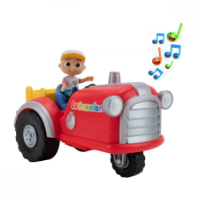 Jazwares Cocomelon zenélő traktor JJ figurával autópálya és játékautó