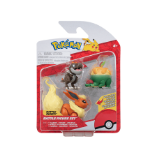 Jazwares Pokémon 3 db-os figura csomag, Appltun, Tyrunt, Flareon (PKW3047) játékfigura