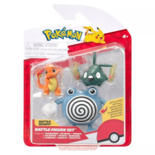 Jazwares Pokémon: 3 db-os figura csomag - Charmander, Trubbish, Poliwhirl játékfigura