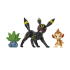 Jazwares Pokémon 3 db-os figura csomag - Chimchar, Oddish, Umbreon