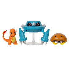 Jazwares Pokémon 3 db-os figura csomag - Kabuto, Charmander, Metang akciófigura
