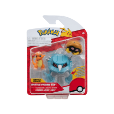 Jazwares Pokémon 3 db-os figura csomag, Kabuto, Charmander, Metang (PKW3052) játékfigura