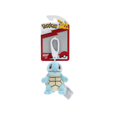 Jazwares Pokémon kulcstartós plüssfigura, Squirtle, 7 cm (PKW0123) plüssfigura