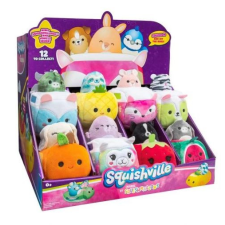 Jazwares Squishville mini 2az1ben plüss járműben 5 cm - többféle plüssfigura