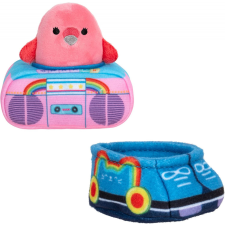 Jazwares Squishville mini plüss játékkészlet - 80s Disco készlet plüssfigura