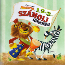 JCS Média Kft. Madagaszkár - 1, 2, 3... - Számolj kedvenceiddel! / Színek a vonaton gyermek- és ifjúsági könyv