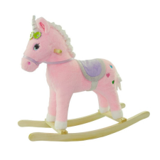  Jednorožec húpací s efektmi ružový 74cm elektronikus játék