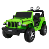 JEEP Wrangler Rubicon 4x4 12V, elektromos jármű, zöld