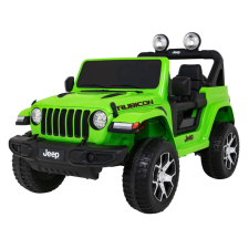 JEEP Wrangler Rubicon 4x4 12V, elektromos jármű, zöld elektromos járgány