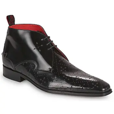 Jeffery-West Oxford cipők SCARFACE Fekete 45