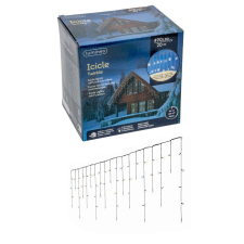Jégcsap 490 LED-es programos adapteres 2000x50cm hideg-meleg dekorációs kellék