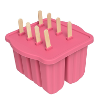  Jégkrém Készítő Szilikon Forma Fapálcikákkal, 8 részes sütés és főzés