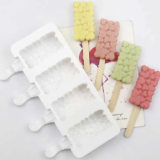  Jégkrém készítő szilikon forma, szív minta 12,5x19cm sütés és főzés