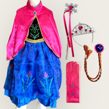  Jégvarázs-Anna jelmez kiegészítőkkel-Új jelmez