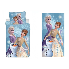 Jégvarázs Disney Jégvarázs felnőtt ágyneműhuzat és törölköző szett (white snowflake) lakástextília