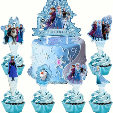  Jégvarázs (Frozen) papír tortadísz szett 25 db/ csomag sütés és főzés