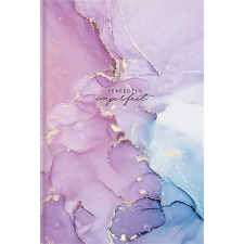 Jegyzetfüzet, B5, vonalas, 80 lap, keményfedeles, SHKOLYARYK "Imperfectly perfect", lila füzet
