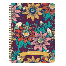 Jegyzetfüzet Clairefontaine Frida Kahlo A/5, spirálos, 74 lapos, vonalas, vegyes minta füzet