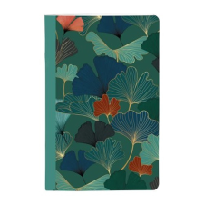 Jegyzetfüzet Clairefontaine Gaia kék 9x14 cm, 48 lapos, vonalas, vegyes minta füzet
