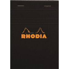 Jegyzettömb Clairefontaine Rhodia Black A/4 80 lapos kockás jegyzettömb