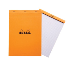 Jegyzettömb Clairefontaine Rhodia Orange A/4 80 lapos kockás jegyzettömb
