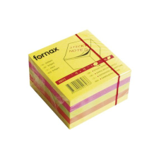  Jegyzettömb öntapadó, 75x75mm, 450lap, Fornax neon post-it