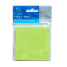 Jegyzettömb öntapadó, 76x76mm, 80lap, Bluering® , neon zöld post-it