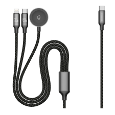 Jellico kábel 3-in-1 (Apple Watch) lightning, USB-C, mágneses indukciós (B25) okosóra kellék