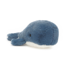  Jellycat kék plüss bálna - Wavelly Whale Blue plüssfigura