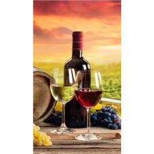 Jerry Fabrics Bor fürdőlepedő törölköző (RĘCZ/BAW/JF/70X140/WINE) lakástextília