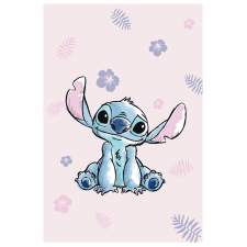 Jerry Fabrics  Lilo és Stitch mikroflanel pléd, rózsaszín, 100×150 cm (MIKROFLANEL0LPINA) lakástextília