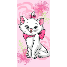 Jerry Fabrics Marie Cat &quot;Pink flower&quot; 70x140 cm (36918) lakástextília