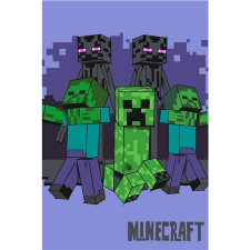 Jerry Fabrics Minecraft Mobs Coming for You fleece gyerektakaró, 100×150 cm lakástextília
