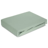  Jersey4 pamut gumis lepedő Menta 240x220 cm + 30 cm