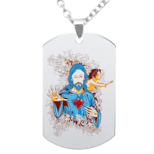  Jesus medál lánccal, választható több formában és színben nyaklánc