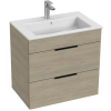 Jika Cube mosdó szekrénnyel 64 cm kőris H4536021765141