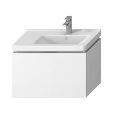Jika CUBITO alsószekrény 75 cm-es mosdóhoz, 1 fiókkal, fehér/fényes lakk H40J4253015001 fürdőszoba bútor