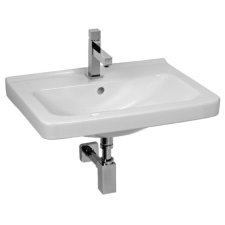 Jika CUBITO mosdó, 60 cm, csaplyukkal, JIKA perla fehér H8104231001041 fürdőszoba kiegészítő