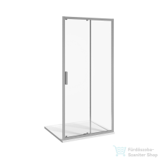 Jika NION 140 cm-es zuhanyajtó fix résszel, átlátszó üveggel, króm H2422N80026681 kád, zuhanykabin